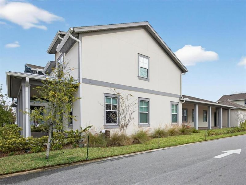 Front exterior of a new home in , Orlando, FL, highlighting curb appeal (Image 2). Front exterior of a new home in , Orlando, FL, highlighting curb appeal (Image 2).