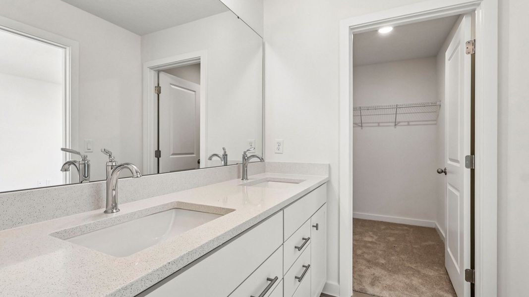 Furnished interior view inside a new home in Cyrene at Harmony, St. Cloud (Image 25).