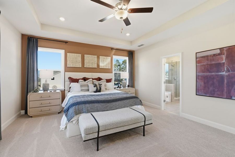 Representative furnished interior of a home built from the Essex by Taylor Morrison in Dreycott, Lawrenceville (Image 41).