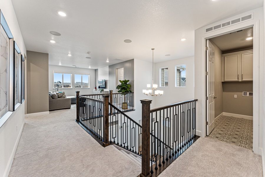 Representative furnished interior of a home built from the Steamboat | A Multi-Gen Home by Taylor Morrison in Dawson Trails, Castle Rock (Image 16).