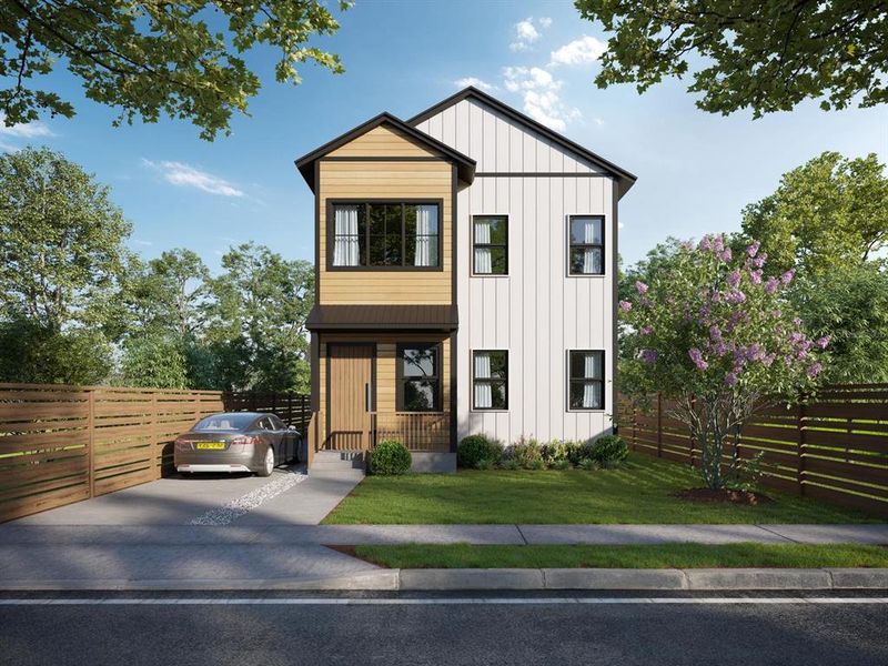 Front exterior of a new home in , Eustis, FL, highlighting curb appeal (Image 1).