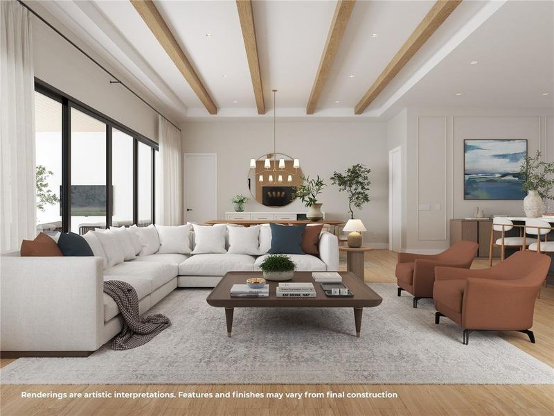 Furnished interior view inside a new home in , Winter Park (Image 6).