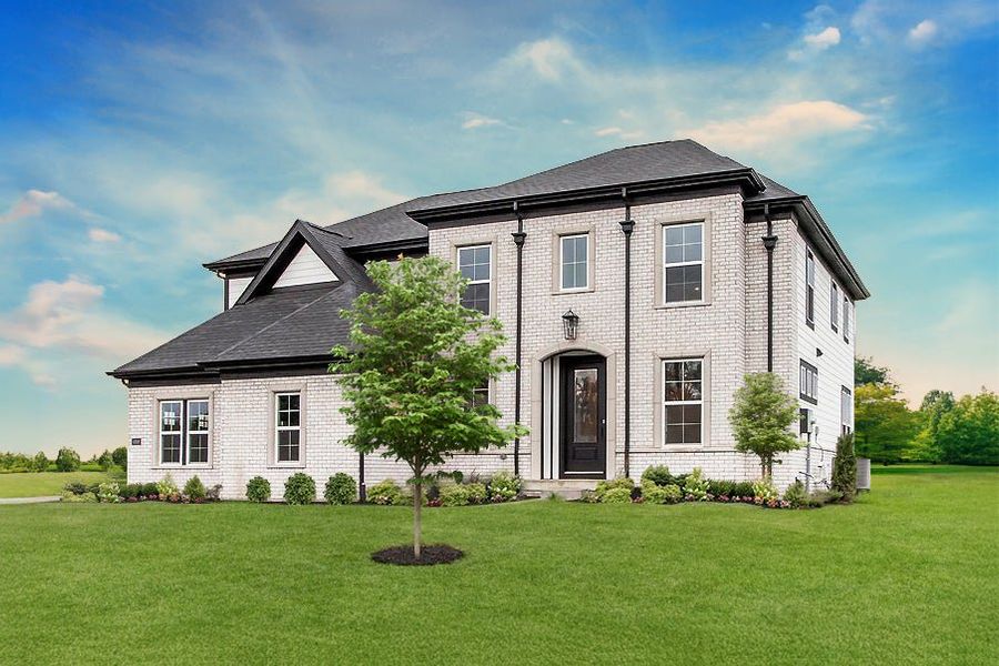 Representative exterior photo of a completed home built from the Huxley by Fischer Homes in Veranda Manor, Canton, GA (Image 23).