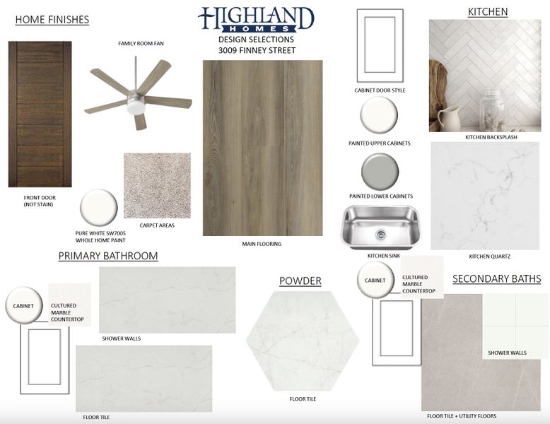 Sample of building materials used in homes in Heartland, Crandall (Image 52).