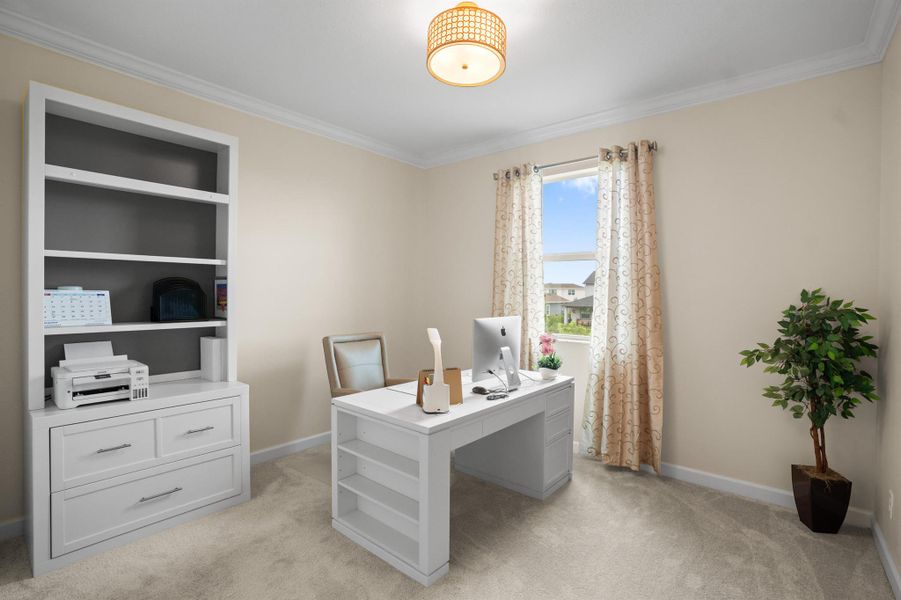 Furnished interior view inside a new home in , Loxahatchee (Image 7).