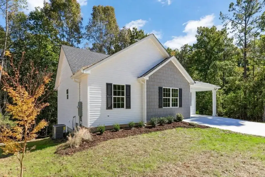 Exterior details and patio area of a home in , Lula (Image 28).