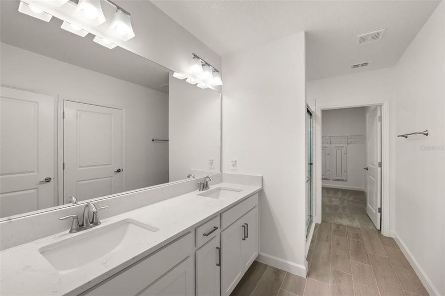 Furnished interior view inside a new home in Southshore Bay Active Adult, Wimauma (Image 14).