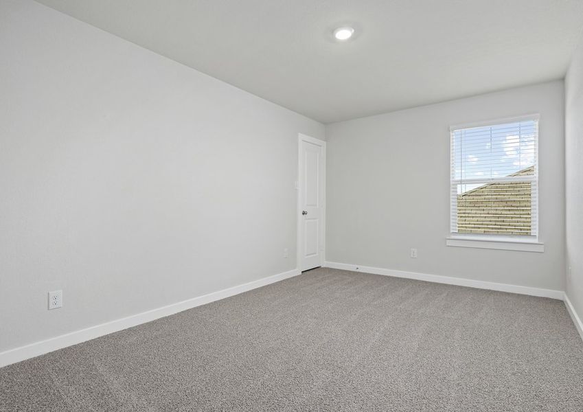 The secondary bedrooms are the perfect space for children's bedrooms and guest rooms.