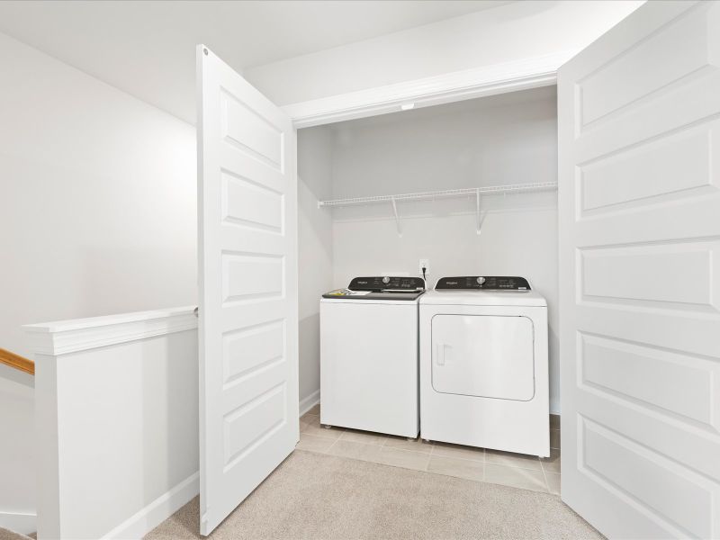Furnished interior view inside a new home in Valentine Townes, Greer (Image 11).