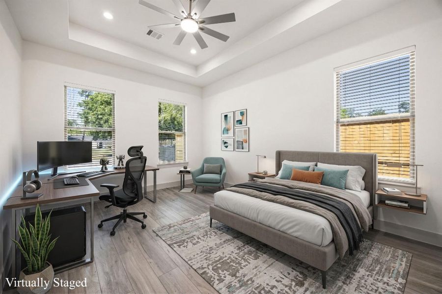Furnished interior view inside a new home in , Houston (Image 14).