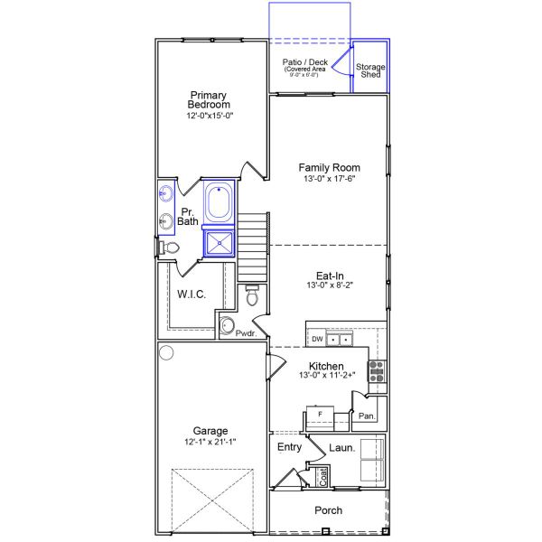 2D floor plan layout of this home in Ellington, Elgin, SC (Image 2). 2D floor plan layout of this home in Ellington, Elgin, SC (Image 2).