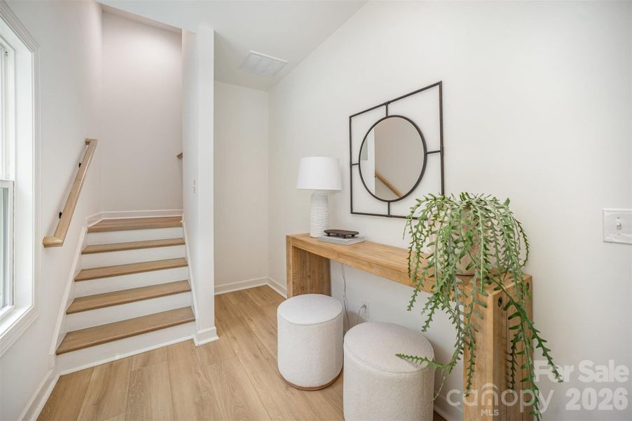 Furnished interior view inside a new home in , Charlotte (Image 10).