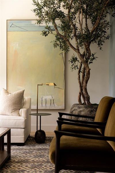 Furnished interior view inside a new home in , Dallas (Image 35).