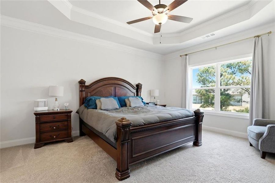 Furnished interior view inside a new home in Calgary Downs, Winder (Image 29).