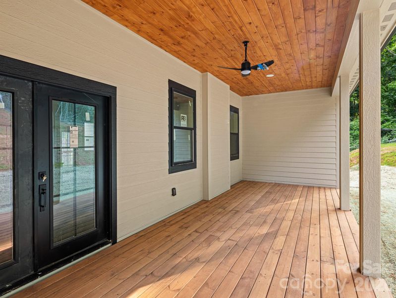 Exterior details and patio area of a home in , Leicester (Image 19).