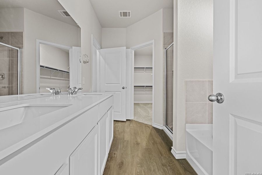 Furnished interior view inside a new home in Redbird Ranch, San Antonio (Image 7).