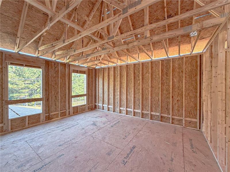 In-progress construction of a new home in Ashbury Commons, Powder Springs, GA (Image 35).