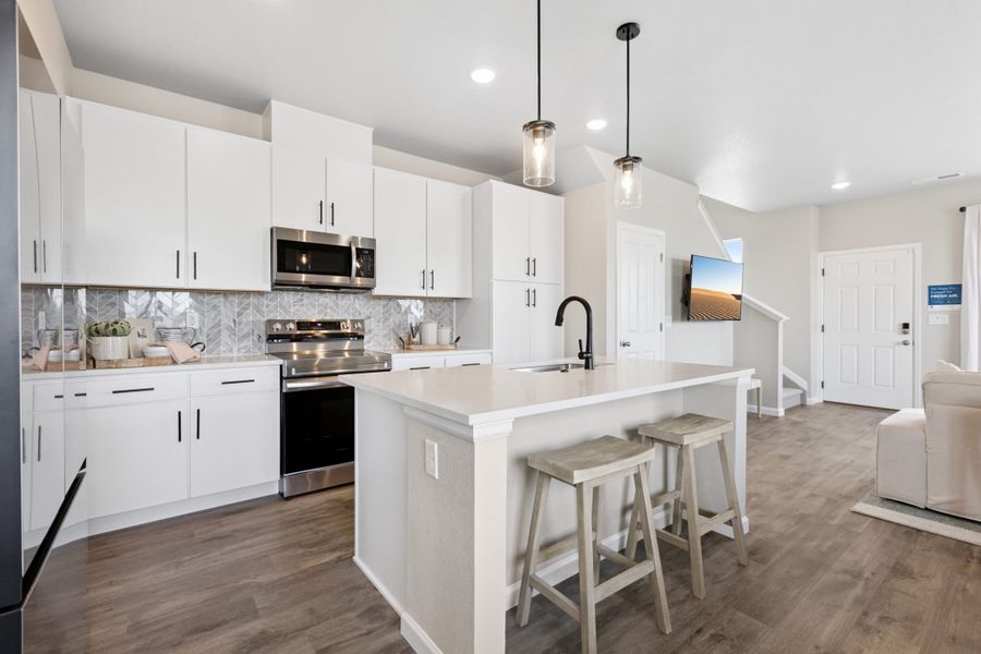 Representative furnished interior of a home built from the Biscayne by Landsea Homes in Spring Valley, Longmont (Image 8). Representative furnished interior of a home built from the Biscayne by Landsea Homes in Spring Valley, Longmont (Image 8).