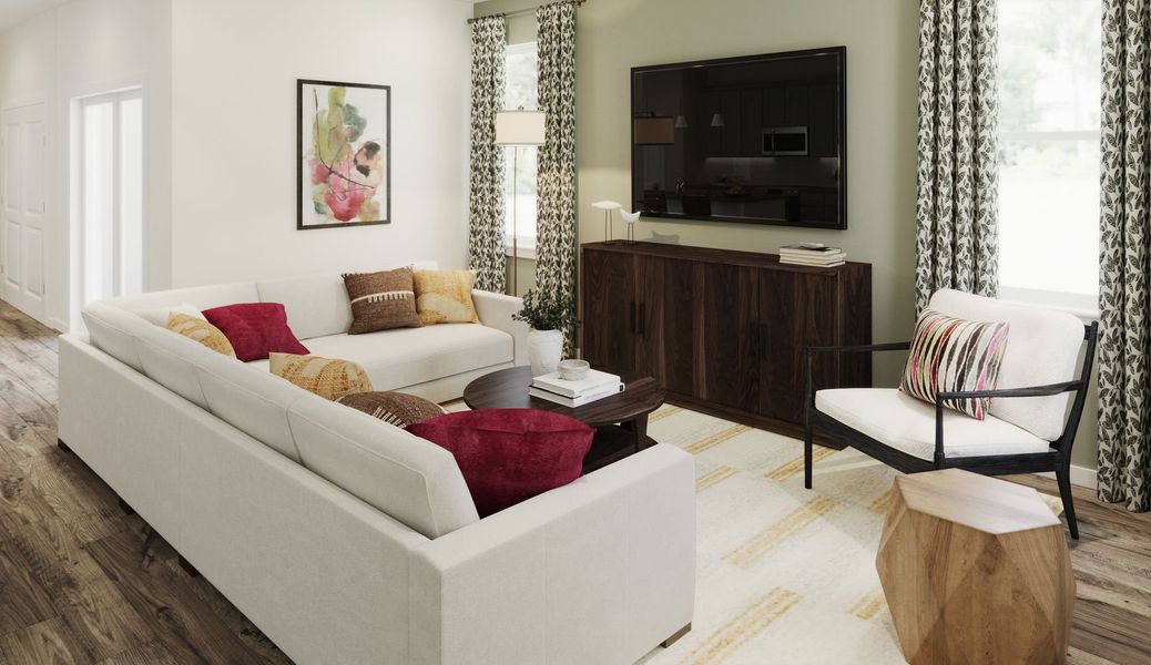 Furnished interior view inside a new home in Brack Ranch, St. Cloud (Image 87). Furnished interior view inside a new home in Brack Ranch, St. Cloud (Image 87).