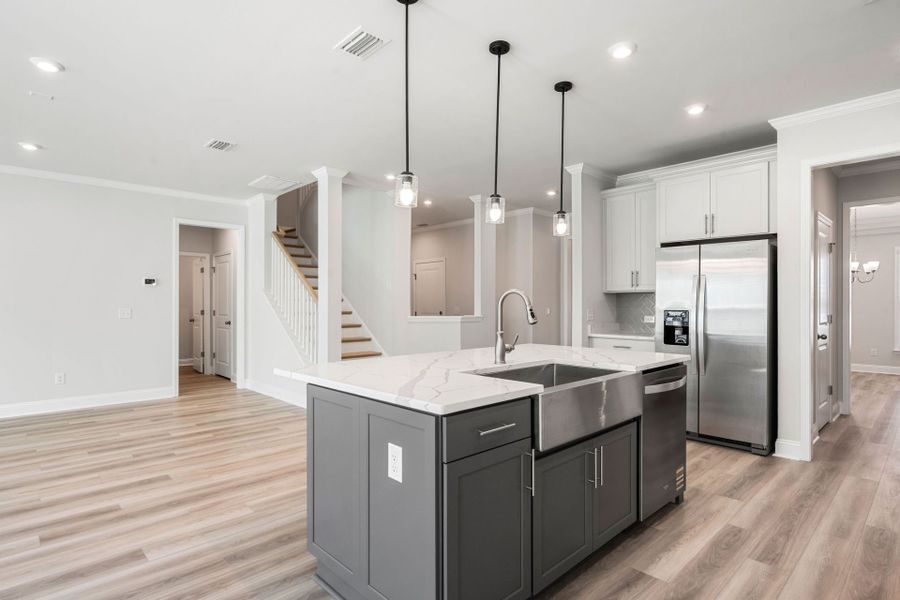 Furnished interior view inside a new home in Waterways, Richmond Hill (Image 32).