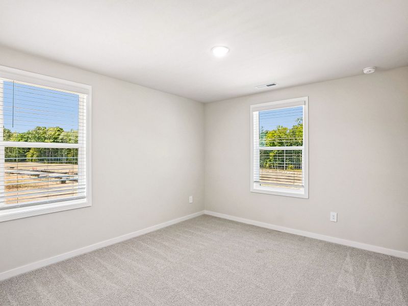 Spacious, unfurnished interior of a new home in The Heritage at Buffaloe Reserve, Raleigh (Image 20). Spacious, unfurnished interior of a new home in The Heritage at Buffaloe Reserve, Raleigh (Image 20).