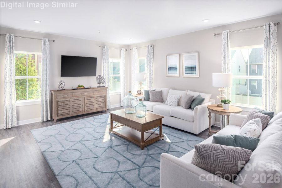 Unified living area — never miss a moment or a conversation Unified living area — never miss a moment or a conversation