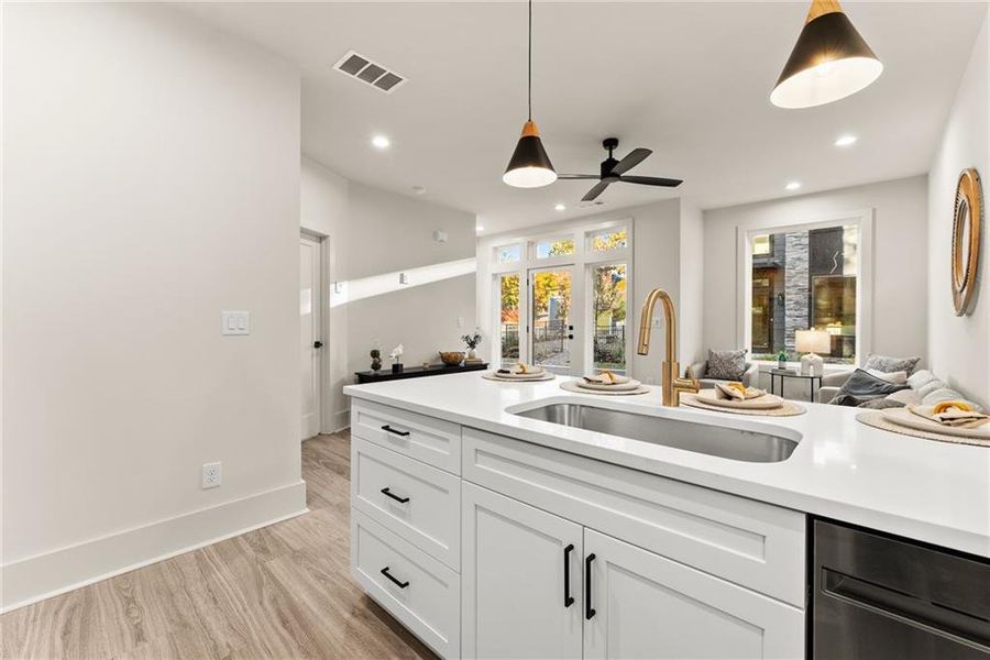 Furnished interior view inside a new home in , Gainesville (Image 5).