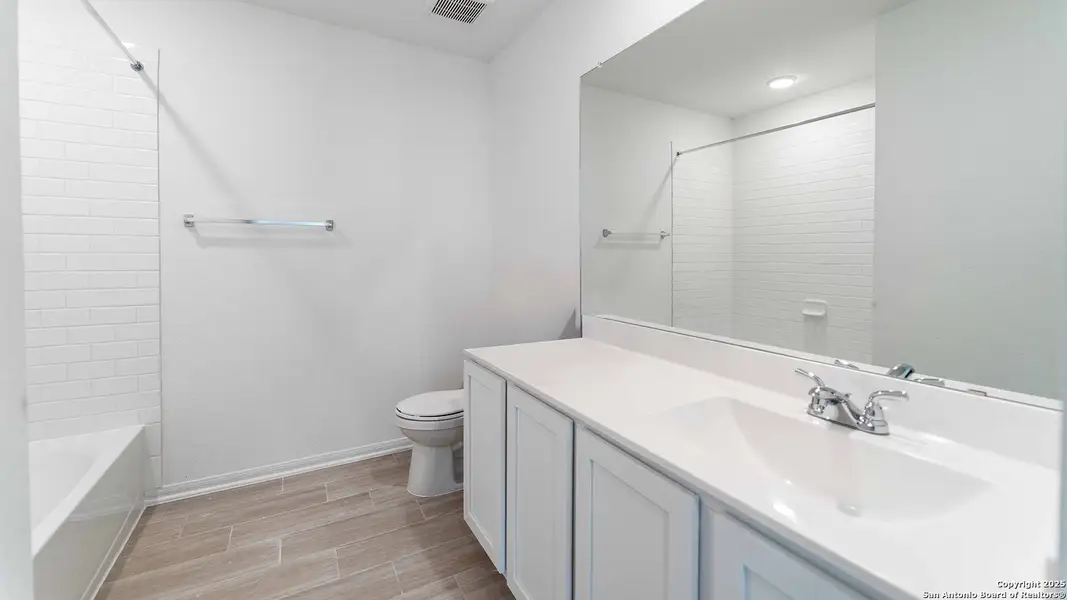 Furnished interior view inside a new home in Hunter's Ranch, San Antonio (Image 3).