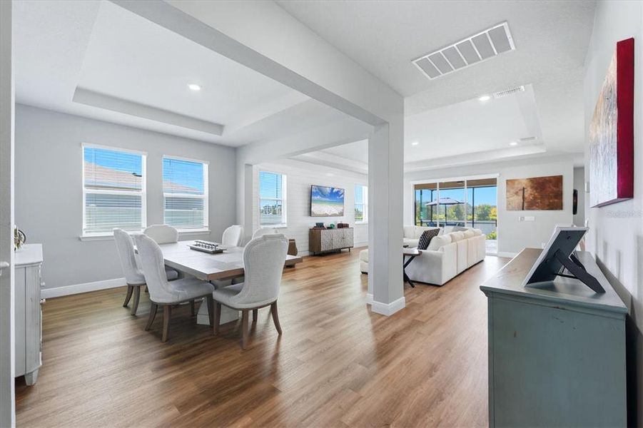 Furnished interior view inside a new home in Bella Lago, Parrish (Image 6).