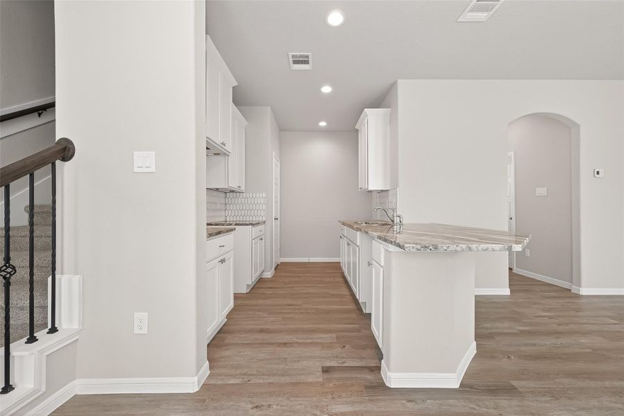 Furnished interior view inside a new home in Woodland Lakes, Houston (Image 5).