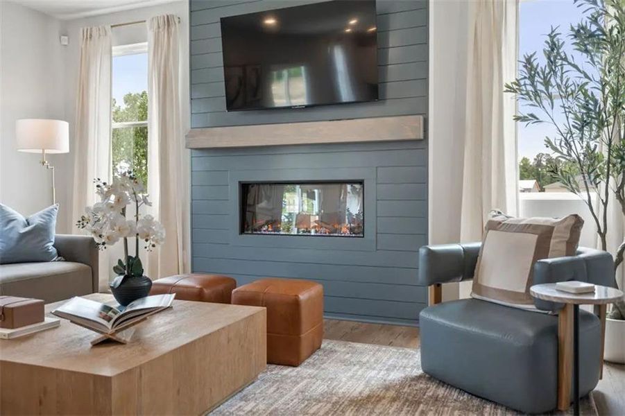 Furnished interior view inside a new home in Belleview Manor, Fairburn (Image 3).