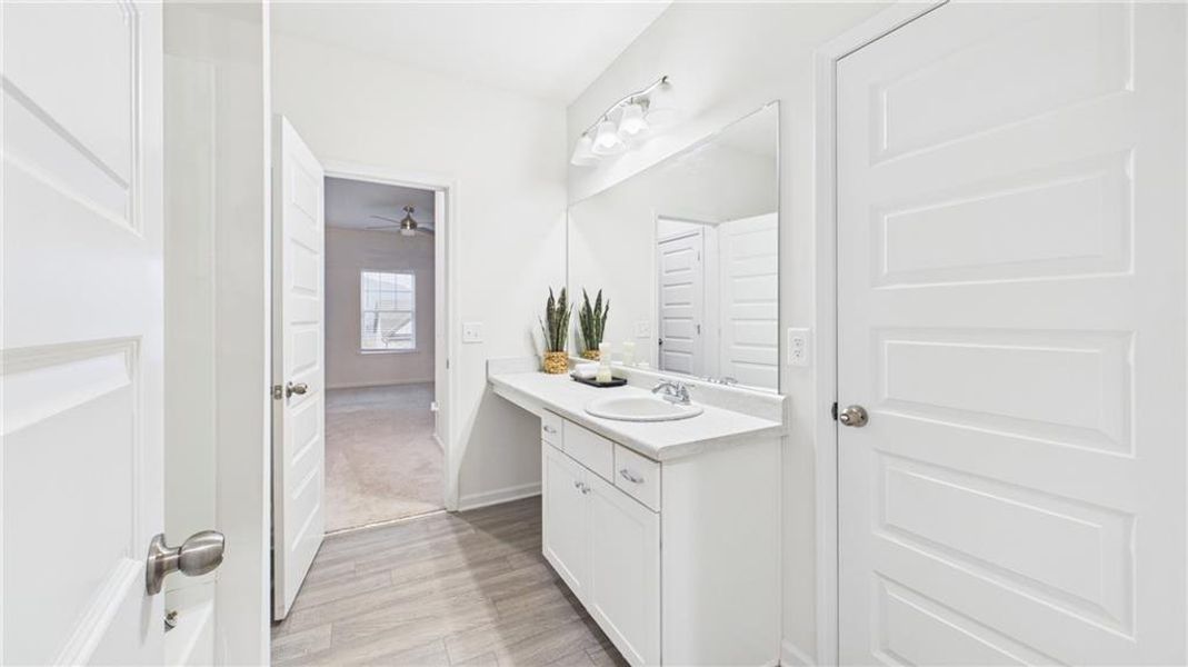 Furnished interior view inside a new home in , Cartersville (Image 18).