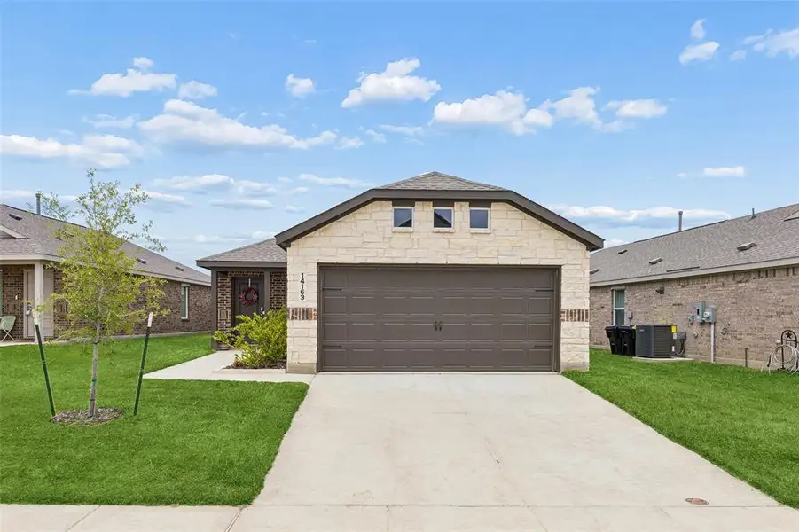 Front exterior of a new home in , Pilot Point, TX, highlighting curb appeal (Image 2). Front exterior of a new home in , Pilot Point, TX, highlighting curb appeal (Image 2).