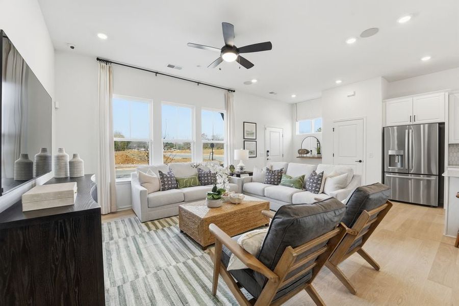 Representative furnished interior of a home built from the Alpine by Taylor Morrison in Indian Trail Townhomes, Indian Trail (Image 7).