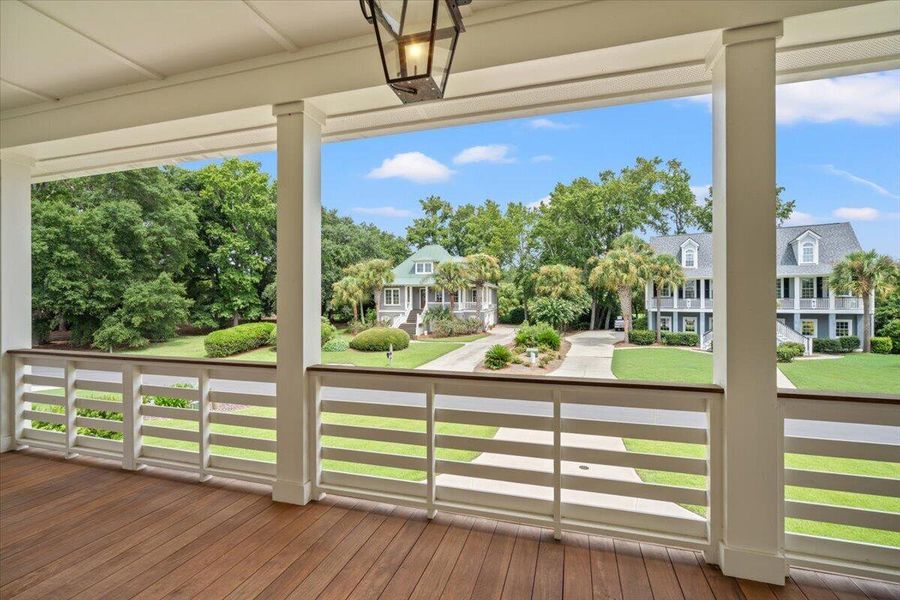 Exterior details and patio area of a home in , Johns Island (Image 3).