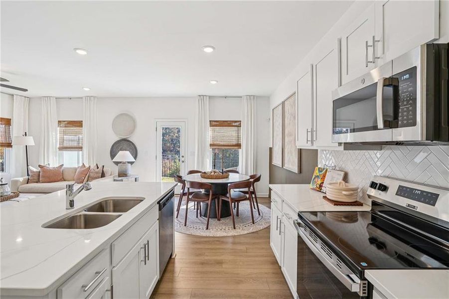 Furnished interior view inside a new home in Leydenview, Mableton (Image 16).