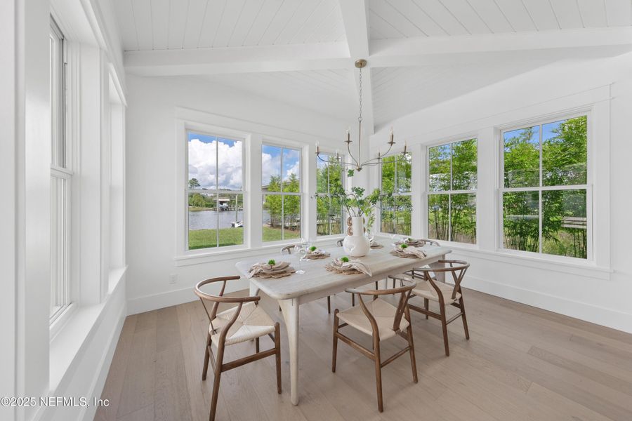 Furnished interior view inside a new home in , Ponte Vedra Beach (Image 5). Furnished interior view inside a new home in , Ponte Vedra Beach (Image 5).