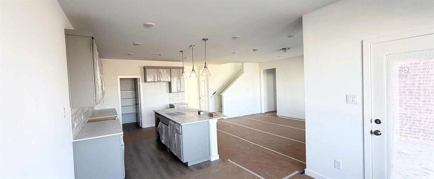 Open Kitchen-Living-Dining Room Construction Progress Open Kitchen-Living-Dining Room Construction Progress