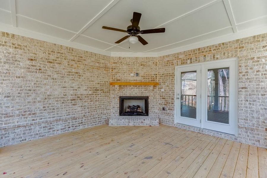 Exterior details and patio area of a home in , Bishop (Image 30).