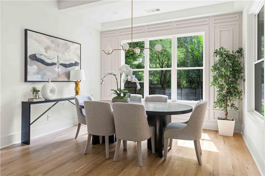 Furnished interior view inside a new home in , Atlanta (Image 14).