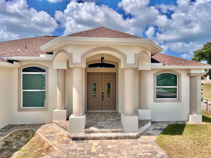 Exterior details and patio area of a home in , Rotonda West (Image 33).
