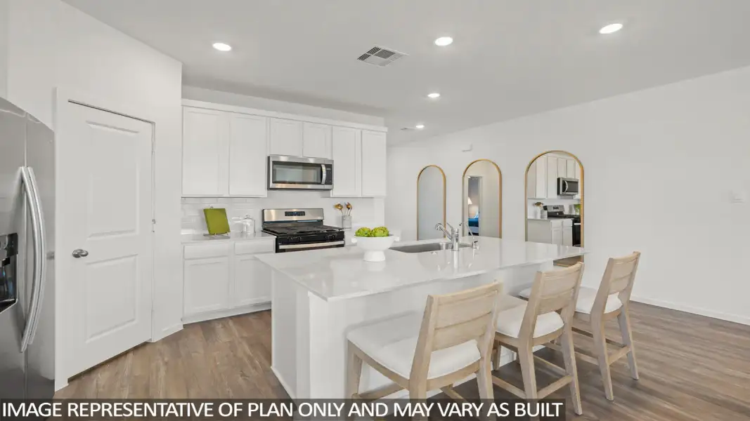 Furnished interior view inside a new home in Sunterra Lakes, Brookshire (Image 12).