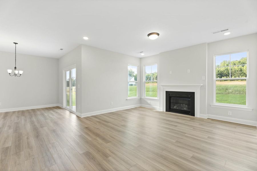 Spacious, unfurnished interior of a new home in Hopewell Garden, Winston-Salem (Image 28). Spacious, unfurnished interior of a new home in Hopewell Garden, Winston-Salem (Image 28).