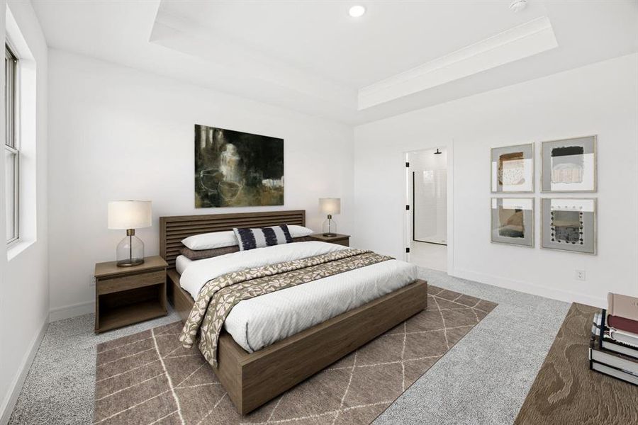 Furnished interior view inside a new home in Heritage Ranch, Sherman (Image 19).