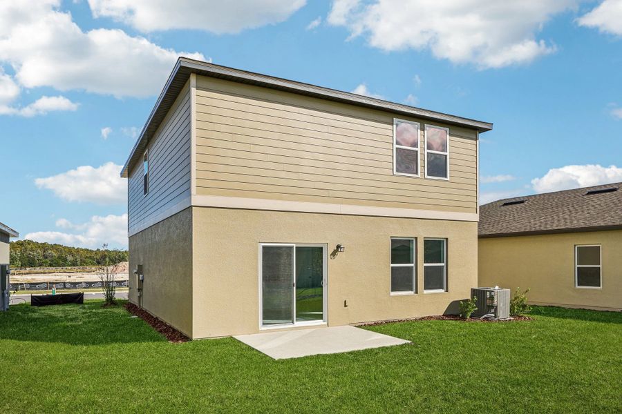 Representative exterior details of a home built from the Voyager by Starlight Homes in Hawks Run, Kissimmee (Image 2).