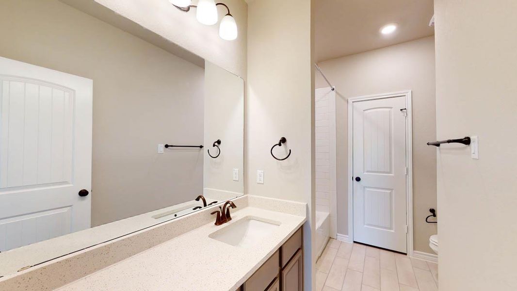 Furnished interior view inside a new home in Sterling Meadows, Salado (Image 7).