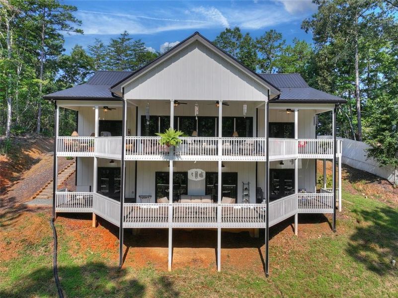 Exterior details and patio area of a home in , Ellijay (Image 32). Exterior details and patio area of a home in , Ellijay (Image 32).