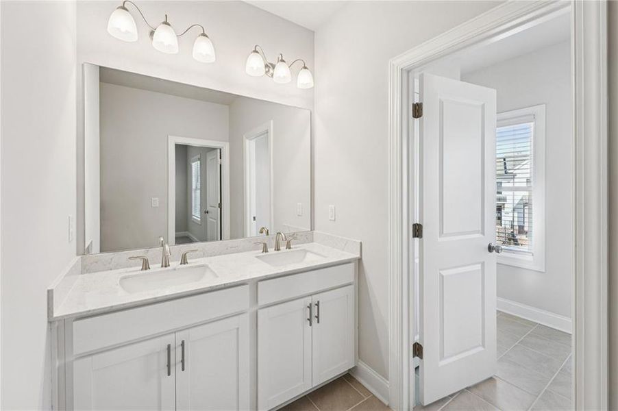 Furnished interior view inside a new home in Palisades Single Family, Cumming (Image 16).