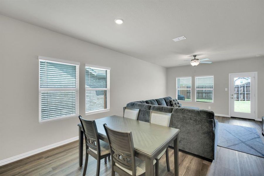 Furnished interior view inside a new home in , Lowry Crossing (Image 8). Furnished interior view inside a new home in , Lowry Crossing (Image 8).