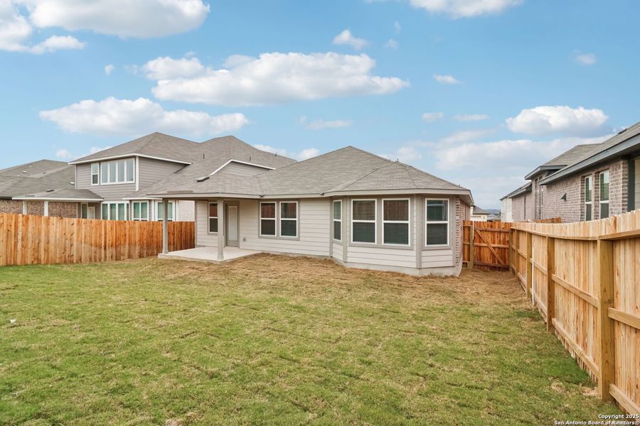 Exterior details and patio area of a home in , San Antonio (Image 4). Exterior details and patio area of a home in , San Antonio (Image 4).